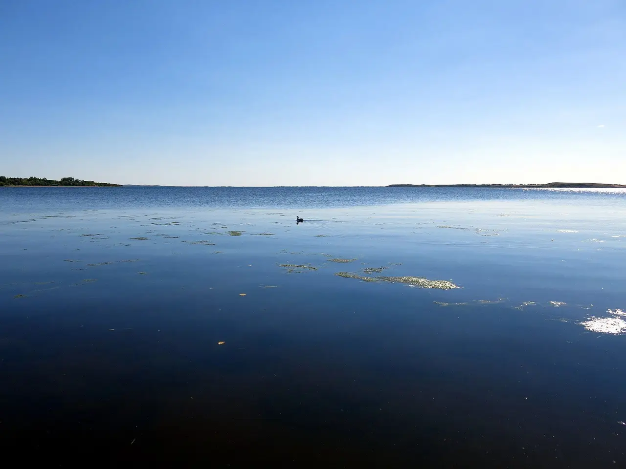 Jackfish Lake on a calm day, 2013